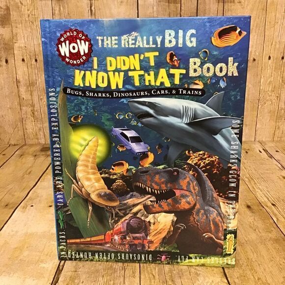 I Didn’t Know That Book Bugs Sharks Dinos Cars Trains - Picture 1 of 6